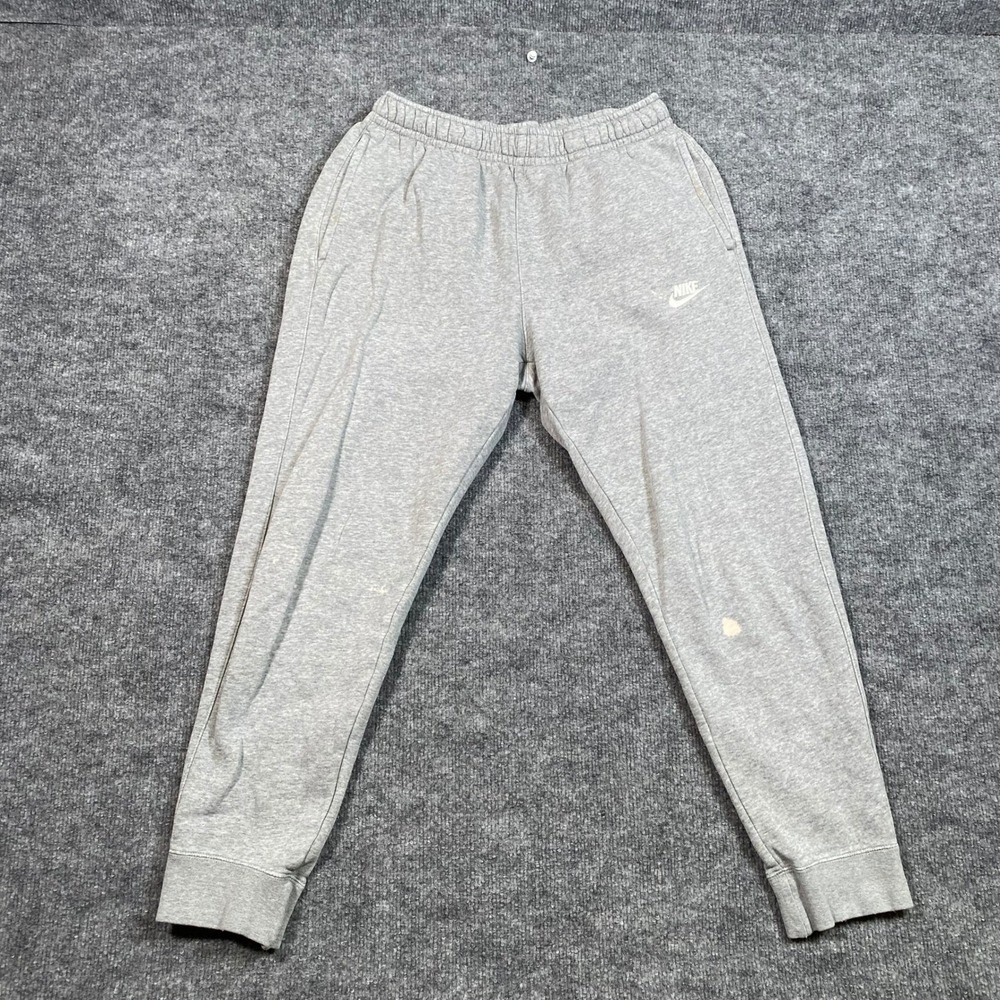 Nike Mens Sportswear Club Fleece Joggers Heather Grey BV2671-063 Size M